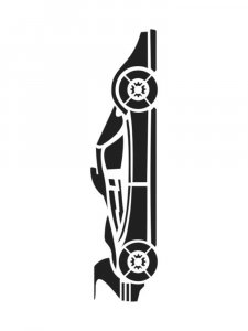 Car Stencil 12