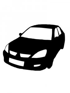 Car Stencil 6