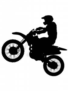 Dirt Bike Stencils 1