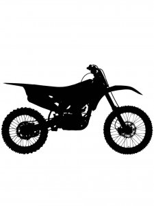 Dirt Bike Stencils 11