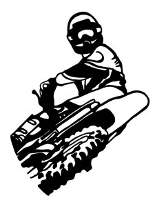 Dirt Bike Stencils 12