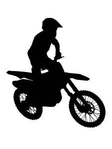 Dirt Bike Stencils 3