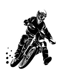Dirt Bike Stencils 4