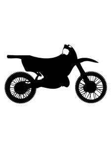 Dirt Bike Stencils 6
