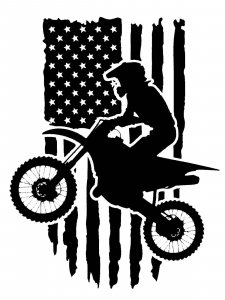 Dirt Bike Stencils 8