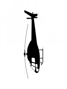 Helicopter Stencil 10