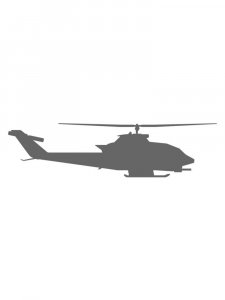 Helicopter Stencil 13