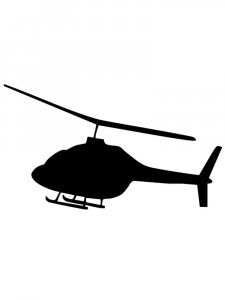 Helicopter Stencil 14