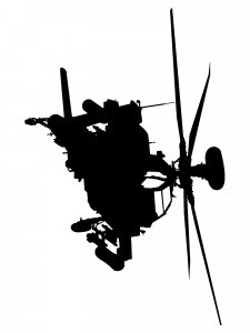Helicopter Stencil 15