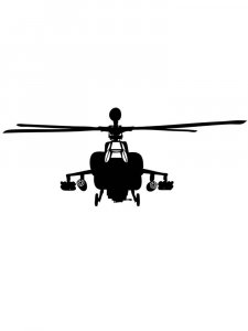 Helicopter Stencil 21