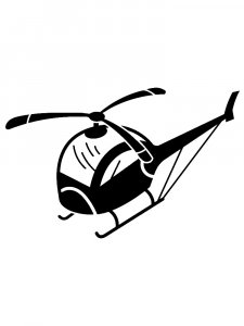 Helicopter Stencil 28