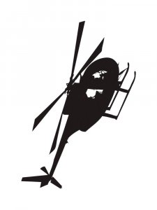Helicopter Stencil 4