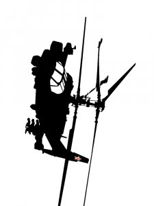 Helicopter Stencil 8