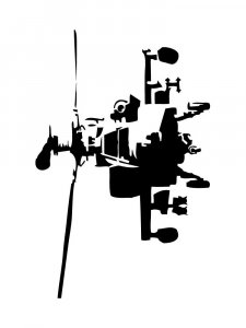 Helicopter Stencil 9