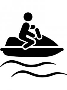 Jet Ski Stencil 4