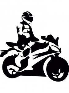 Motorcycle Stencils 15
