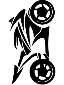Motorcycle Stencils 25