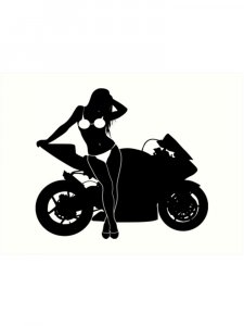 Motorcycle Stencils 5