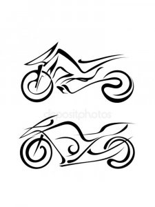 Motorcycle Stencils 7