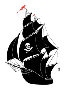 Pirate Ship Stencils 4