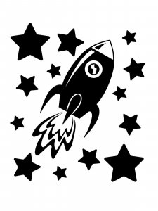 Rocket Stencils 18