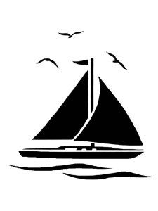 Sailboat Stencils 5