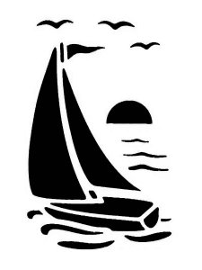 Sailboat Stencils 8