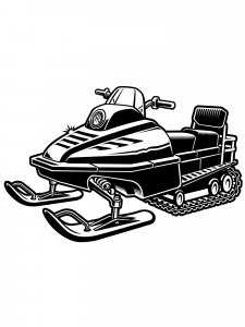 Snowmobile Stencils 7