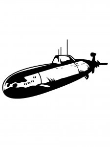 Submarine Stencil 6