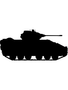 Трафарет Танка 10