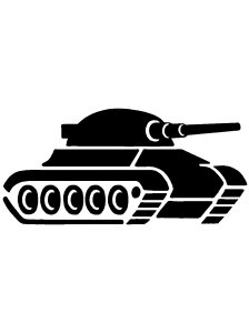 Трафарет Танка 13