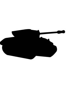 Трафарет Танка 14