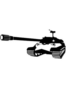 Трафарет Танка 15