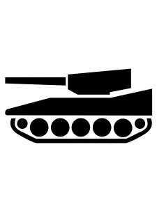 Трафарет Танка 16