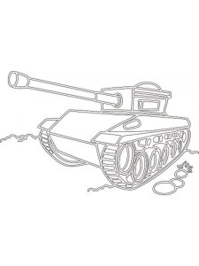 Трафарет Танка 5