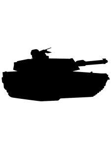 Трафарет Танка 8