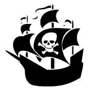 Piratenschiff Schablonen