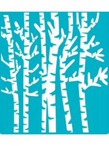 Birch Tree Stencils 2