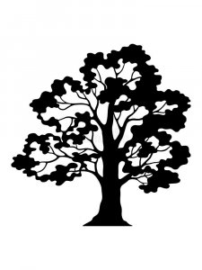 Oak Stencil 6