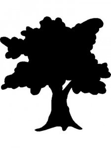 Oak Stencil 8