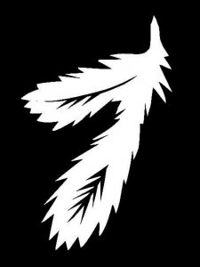 Spruce Branches Stencil 4