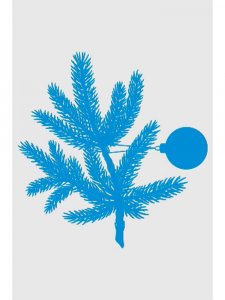 Spruce Branches Stencil 6