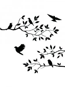 Tree Branches Stencil 13
