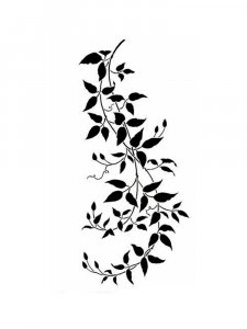 Tree Branches Stencil 15