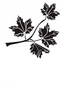 Tree Branches Stencil 17