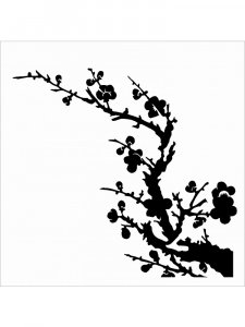 Tree Branches Stencil 2