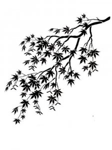 Tree Branches Stencil 3