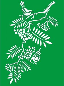 Tree Branches Stencil 4
