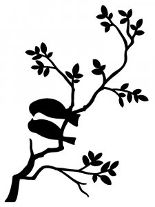 Tree Branches Stencil 6