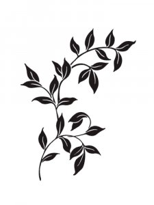Tree Branches Stencil 7